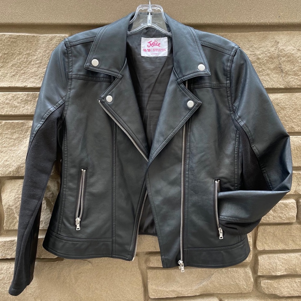 Justice Faux Jacket